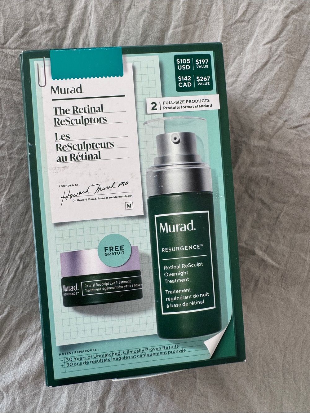Murad Resurgence Retinal ReSculptor Set - Green & Teal Accents